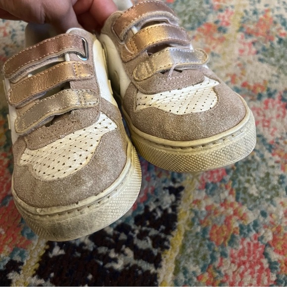 Veja V-10 LEATHER BONPOINT MULTICO BABE toddler size 13.5 - Picture 4 of 8